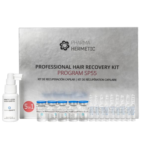 Pharma Hermetic Hair Recovery Program /silver Kit  العبوه الفضية /برنامج استعادة الشعر