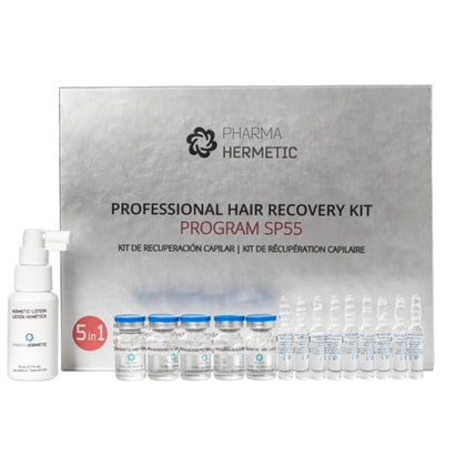 Pharma hermetic hair recovery program /silver kit العبوه الفضية /برنامج استعادة
